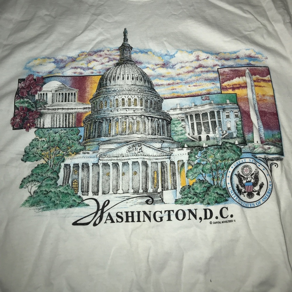Oversized dad Washington D.C. T- shirt